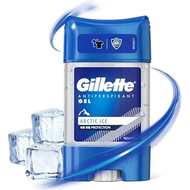 Gillette Arctic Ice, Antitranspirant Clear Gel 70ml für Herren, schweißhemmend, langanhaltend, keine Flecken – Bild 3