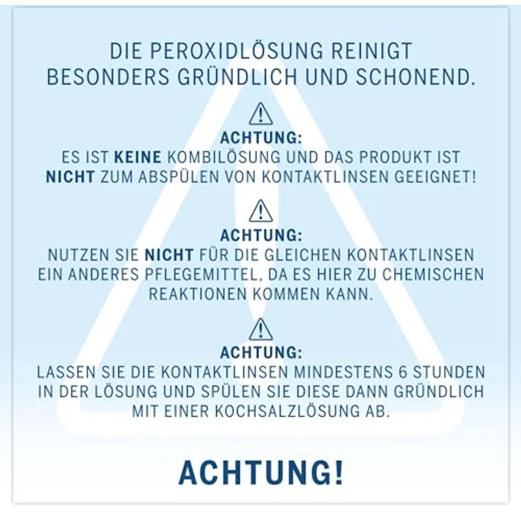 EYE CARE COMPANY Eye.care platinum solution Peroxidreiniger mit Platinkatalysator, 300 ml, ohne Konservierungsmittel für weiche und harte Kontaktlinsen, inklusive Behälter – Bild 4