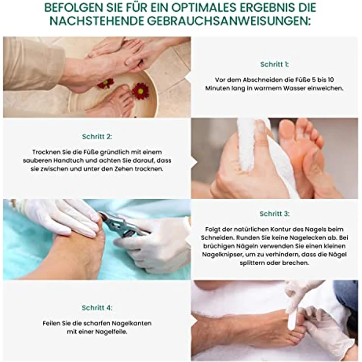 Blizzard Podologie Instrumente Set 3 Stk, Nagelzange mit konkaver, spitzer und schmaler Schneide, für die Pflege harter und eingewachsener Nägel, medizinischer Gebrauch, deutsche Herstellung – Bild 5