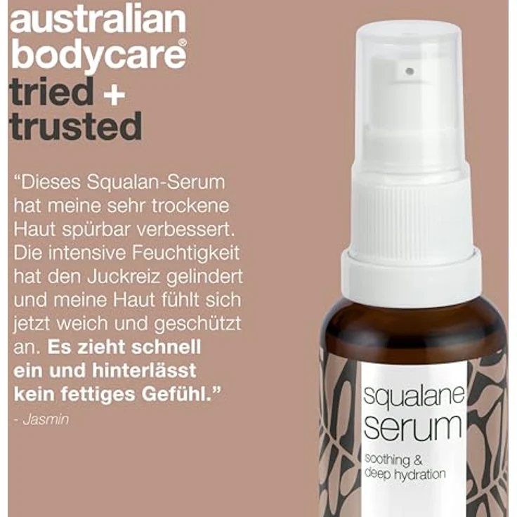 Australian Bodycare Squalan Serum mit Vitamin E, Die besten Öle für seidige Haut - Für alle Hauttypen geeignet- 30 ml – Bild 5