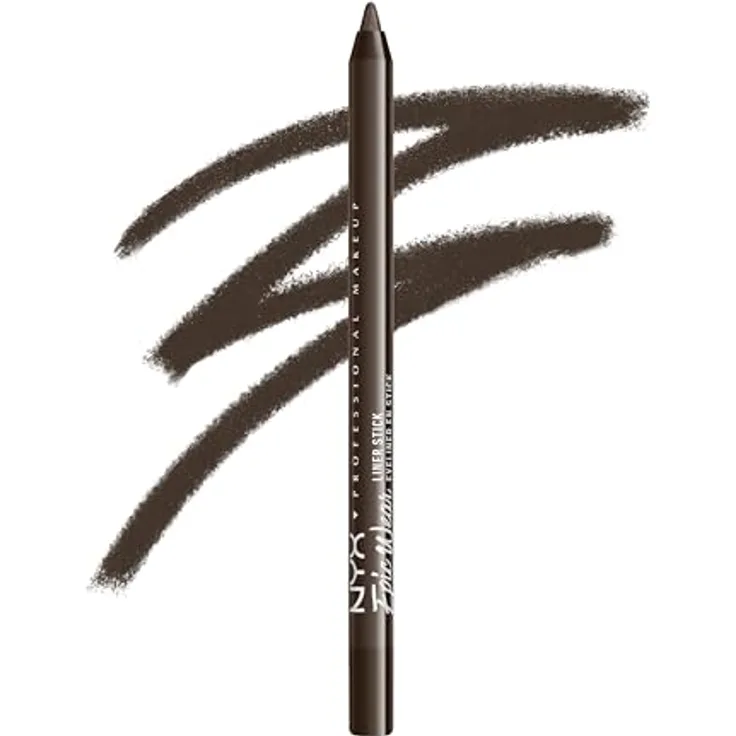 NYX Professional Makeup Epic Wear Eyeliner, hochpigmentierter Kajalstift in Deepest Brown, 1,21 g mit bis zu 36 Stunden Haltbarkeit
