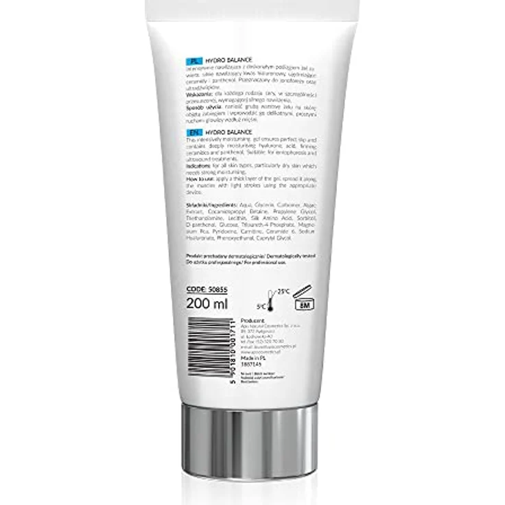 APIS Hydro Balance Intensiv Hydrierendes Gel zu Ultraschallbehandlungen mit Hyaluronsäure, Ceramiden und Panthenol | Intensive und dauerhafte Hydration |200 ml, Gesichtscreme | APIS – Bild 2