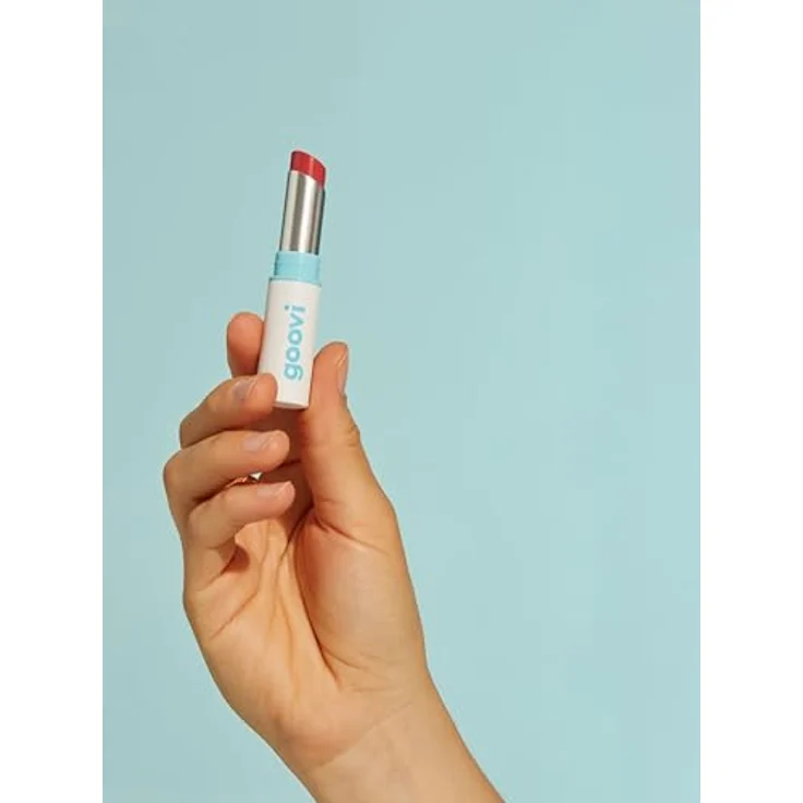 GOOVI That's My Glow Tinted Lip Balm, getönter Lippenbalsam mit Meeresalgenextrakt, pflegend & glänzend, 2,5g – Bild 2