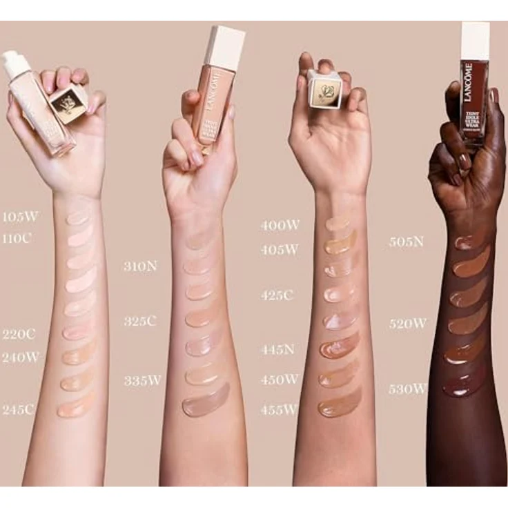 Lancome Make-up: flüssige Gesichtsbasis, Teint Idole Ultra Wear Base Care & Glow 530 W (30 ml) – Bild 4