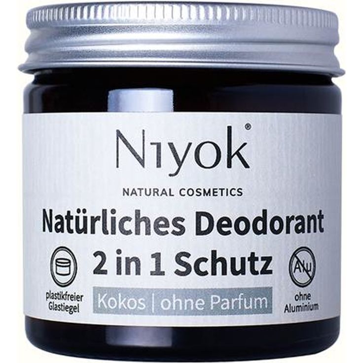 Niyok Niyok Deodorant - 2in1 Kokos 40ml Deodorant Creme 40 ml