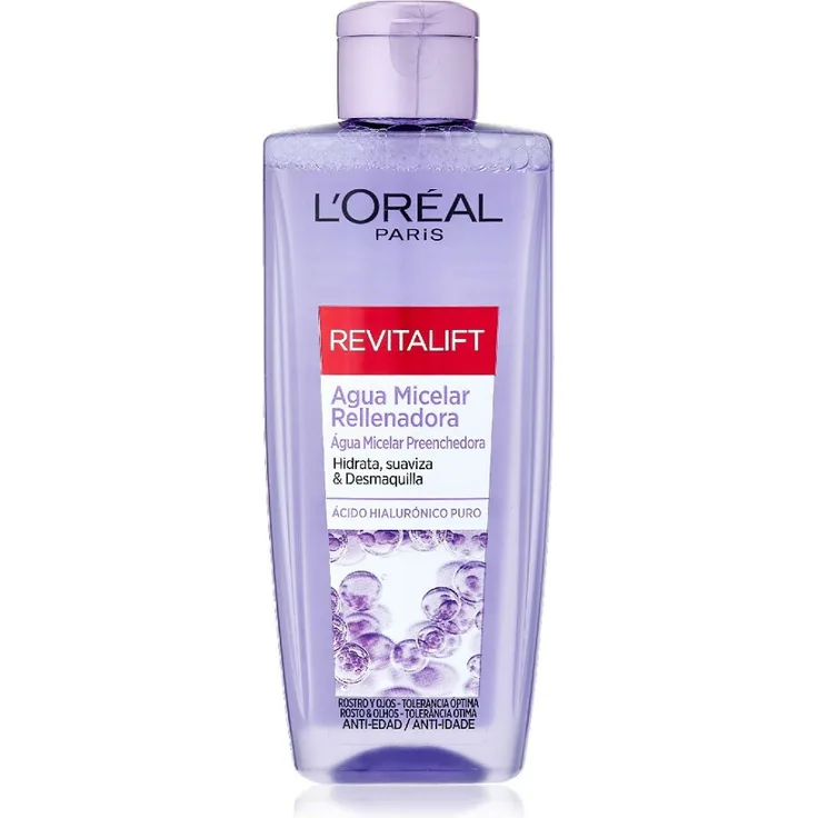 L'Oréal Paris REVITALIFT FILLER ácido hialurónico puro agua micelar 200 ml mit reinigender Wirkung