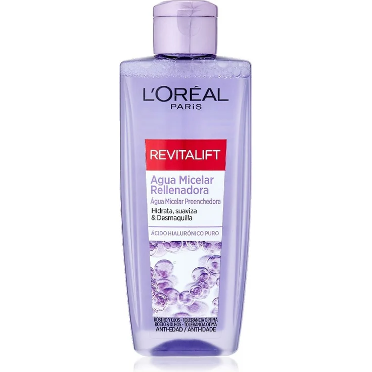 L'Oréal Paris REVITALIFT FILLER ácido hialurónico puro agua micelar 200 ml mit reinigender Wirkung