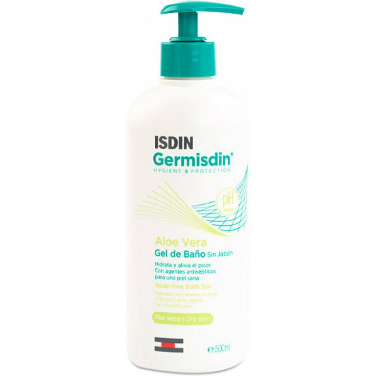 Isdin Germisdin Aloe Vera Bath Gel Soap Free 500ml