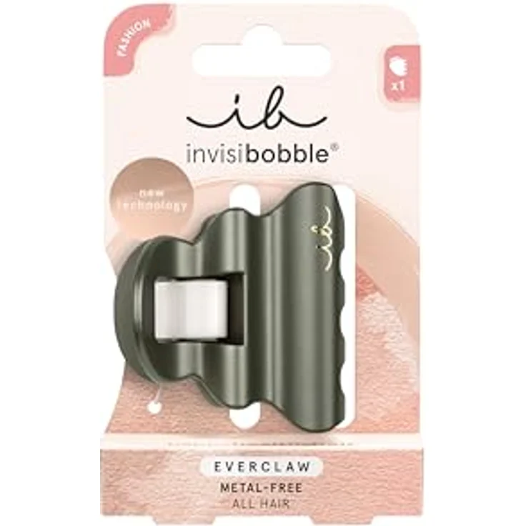 invisibobble Everclaw M Piny Plateau, Haarspange mit extra starkem Halt für mitteldickes Haar, ideal für Dutt & Hochsteckfrisuren, robustes Design – Bild 1
