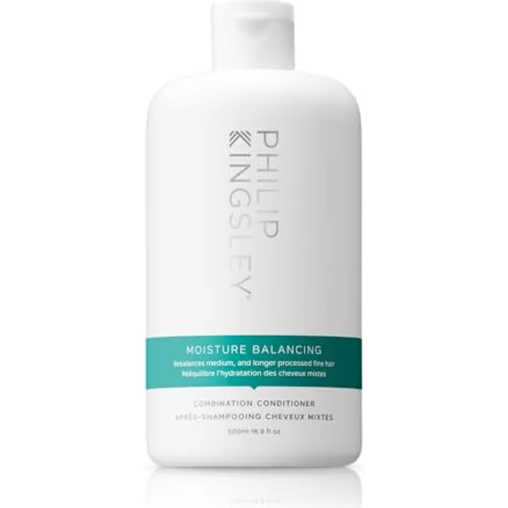 Philip Kingsley Moisture Balancing Combination Conditioner, Feuchtigkeitsausgleichender Conditioner für glänzendes und weiches Haar, 500ml – Bild 1