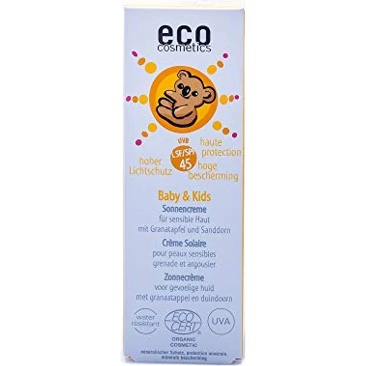 Eco Cosmetics Baby & Kids Sonnencreme LSF45 50 ml – Bild 2