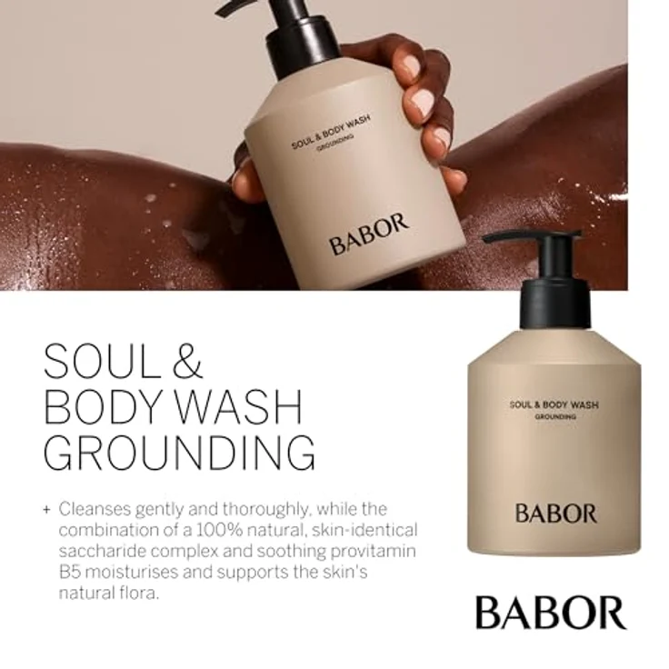 BABOR Soul & Body Wash | Aroma Duschgel für Trockene und Empfindliche Haut, Entspannende Duschcreme Mit Patchouli & Pflegenden Ölen, Beruhigender Duft, Mit Vitamin E, Vegan | 250 ml – Bild 2