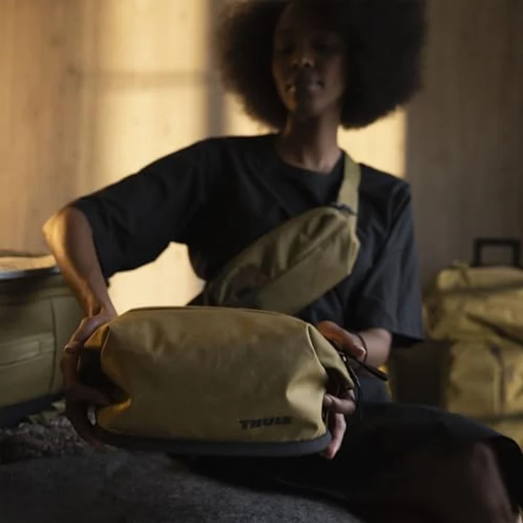 Thule Aion Kulturbeutel, 37 cm, schwarz, aus 100% Polyester, kompakt und funktional – Bild 4