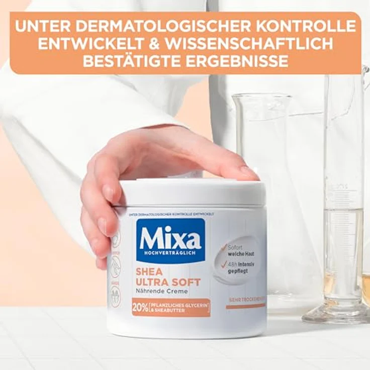 Mixa Shea Intensive Nährende Creme Bodylotion 400 ml – Bild 3