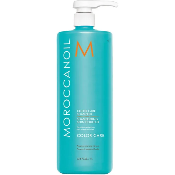 Moroccanoil Color Care Shampoo, 33.8 fl. oz. (1000 ml), sulfatfrei für gefärbtes Haar