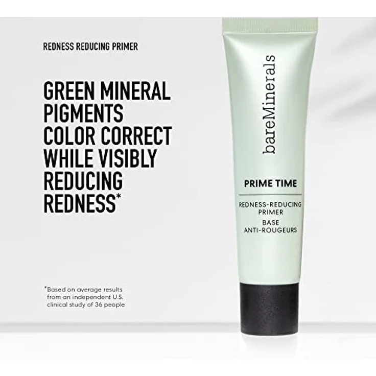 bareMinerals Redness-Reducing Primer, Make-up-Primer zur Reduzierung von Rötungen, 30 ml mit beruhigendem Kamillenextrakt – Bild 7