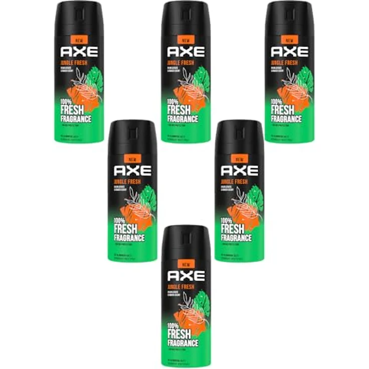 Axe Bodyspray Jungle Fresh, Deo ohne Aluminium, 48h Schutz vor Körpergeruch, 150 ml – Bild 1