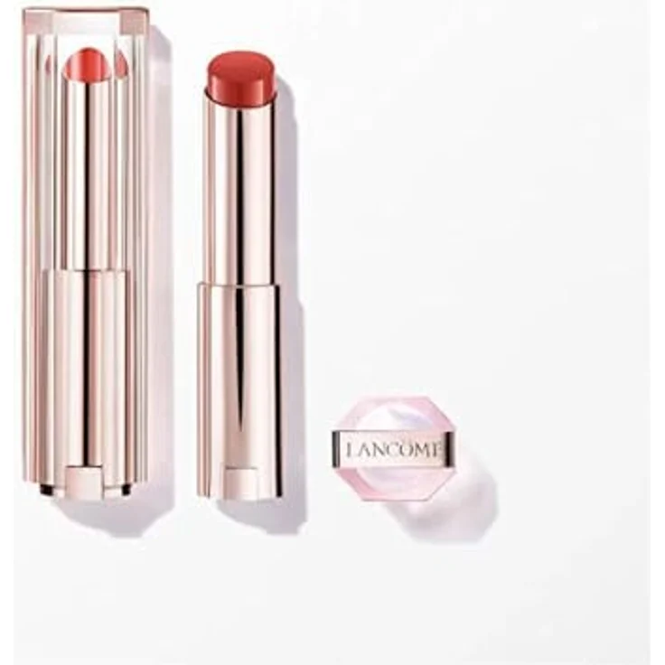 Lancôme Lip Idôle Squalane-12 Butterglow Glowy Color Balm, 42 Heated Glow, bis zu 24 Stunden Feuchtigkeitspflege, 3g – Bild 1