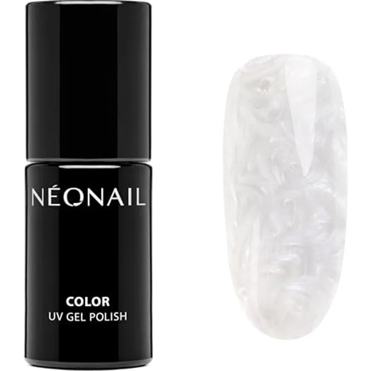 NÉONAIL UV Nagellack 7,2 ml Flawless Glaze, Weiß - hochpigmentierter Shellack für langlebige Maniküre bis 21 Tage, ideal für Gel-Nägel und Nageldesign – Bild 1