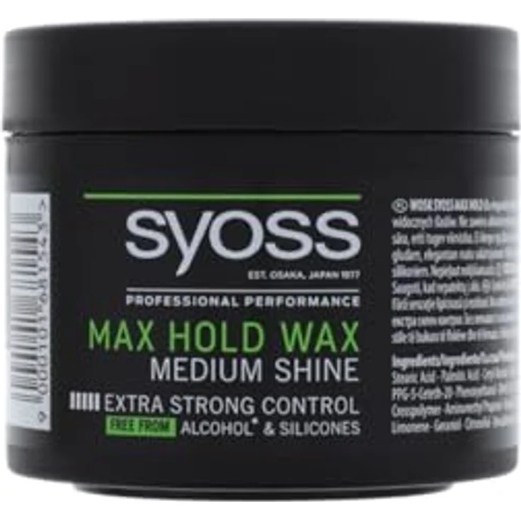 Syoss Max Hold Wax Styling Wachs Extra Starker Halt Mittlerer Glanz 150 ml – Bild 3