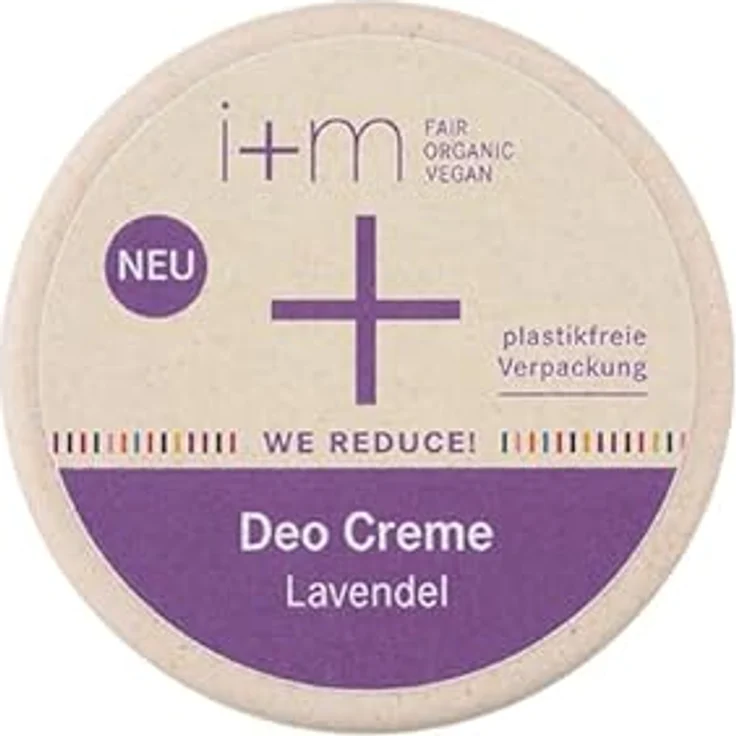 i+m Deo Creme Lavendel 30ml, Bio Deocreme ohne Aluminium, 24h-Schutz, vegan, für empfindliche Haut – Bild 4