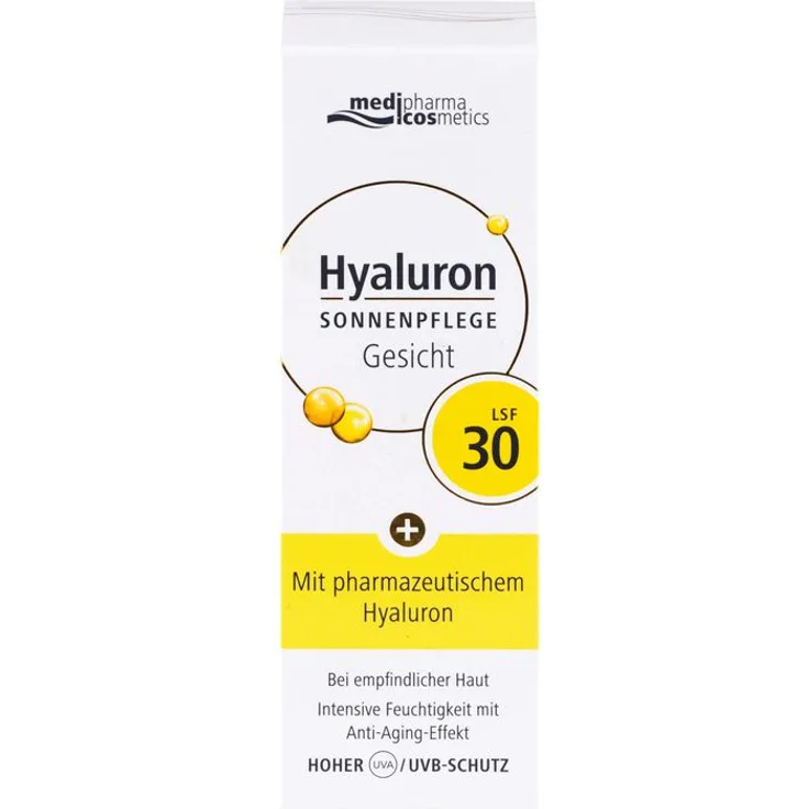 Dr. Theiss HYALURON SONNENPFLEGE Gesicht Creme LSF 30, 50 ml mit intensivem Feuchtigkeitskick