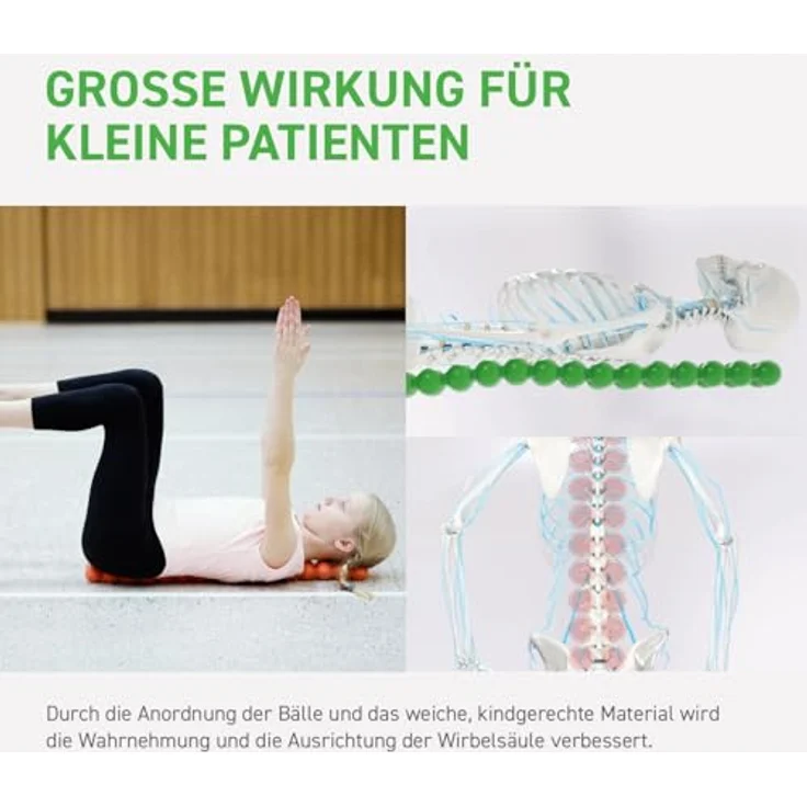 SISSEL® SPINEFITTER® Junior Lava, Rückendehner für Kinder & Jugendliche, Rückenretter für Haltung, Wirbelsäulenstrecker mit 16 Kugelpaaren, ideal für Therapie & Prävention – Bild 5
