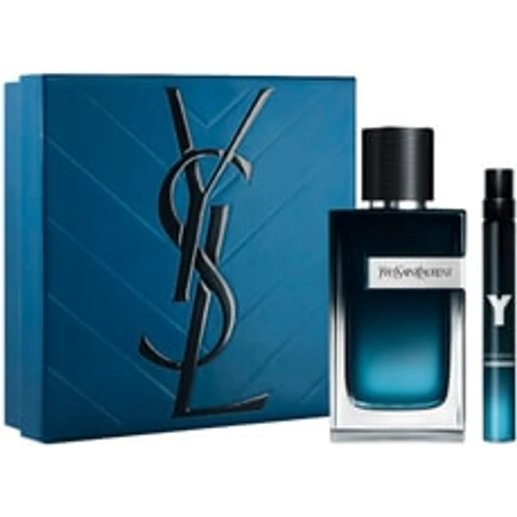 Yves Saint Laurent Y 100 ml Eau de Parfum Father's Day Set, limitierte Frühlingsedition mit Reisespray und dynamischen Duftnoten