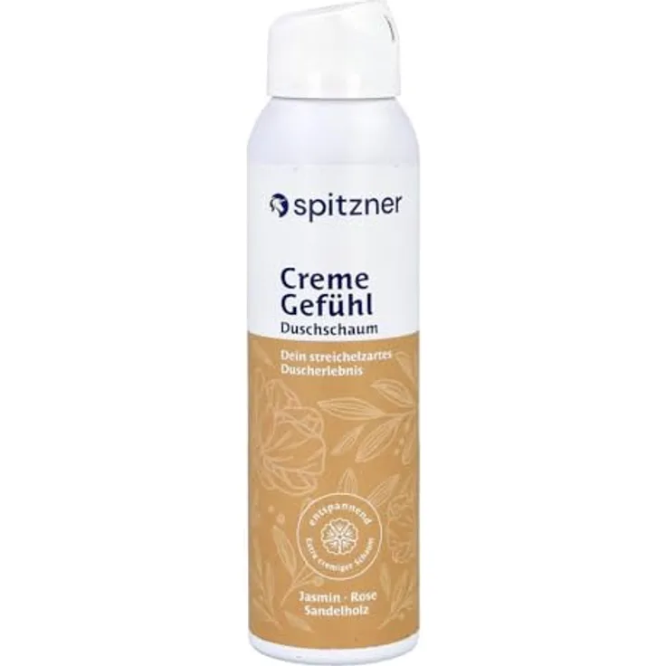 SPITZNER Duschschaum CremeGefühl, 150 ml, sanfter Schaum für ein pflegendes Duscherlebnis