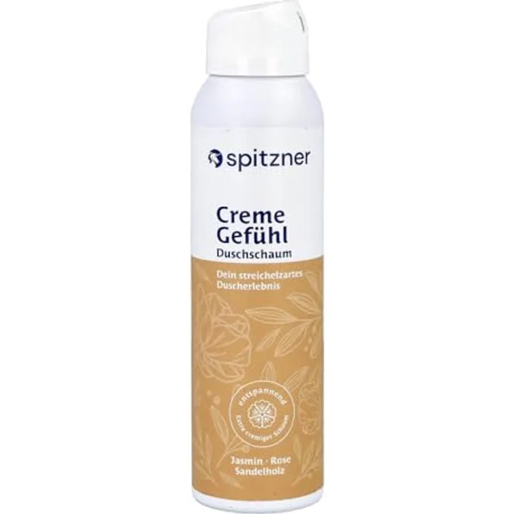 SPITZNER Duschschaum CremeGefühl, 150 ml, sanfter Schaum für ein pflegendes Duscherlebnis – Bild 1