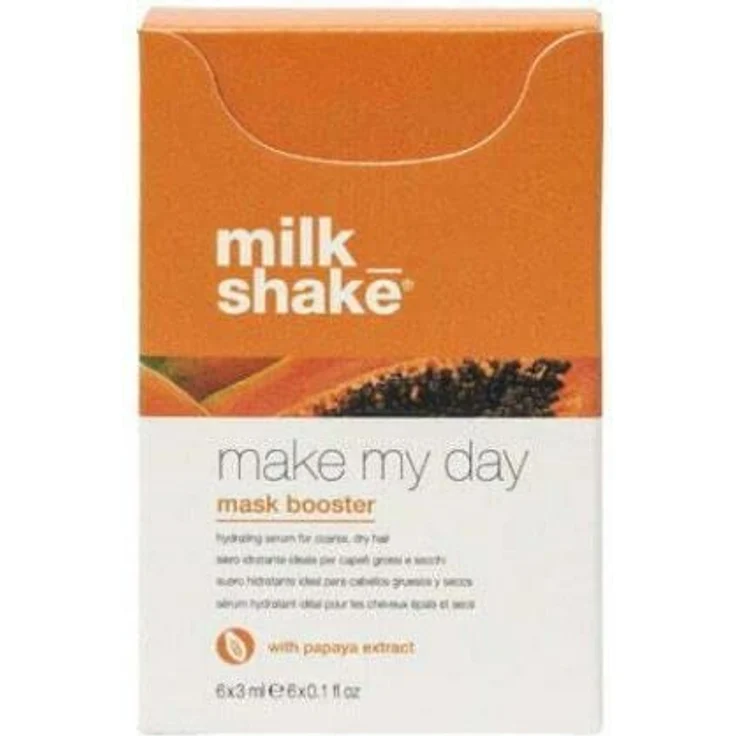 MILK SHAKE Make My Day Mask Booster-Papaya 6 x 3 ml, Haarmaske
