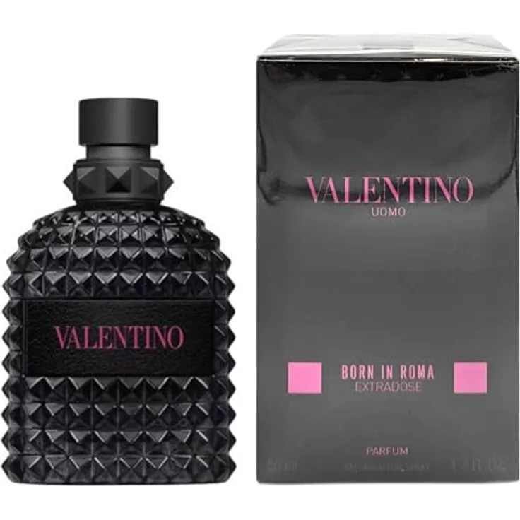 Valentino Born in Roma Uomo Extradose Parfum, 50 ml, Herrenduft mit intensiver Duftkomposition