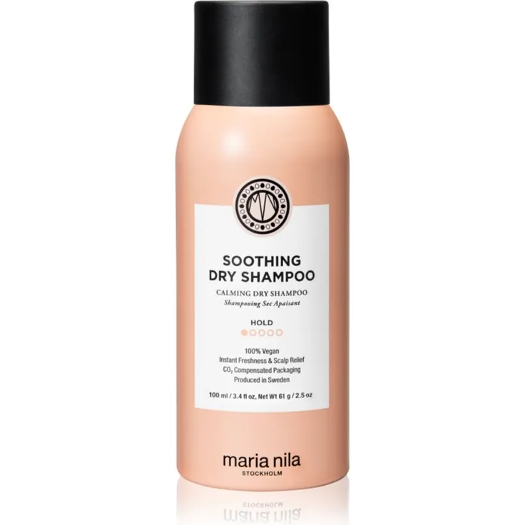 Maria Nila Soothing Dry Shampoo, mildes Trockenshampoo für empfindliche Kopfhaut, 100 ml, frisches Aussehen und Volumen