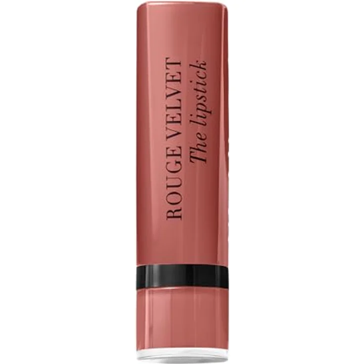 Bourjois Rouge Velvet The Lipstick Lippenstift 47 Rose Brûlé 2.4g, Bis zu 24 Stunden lebendige Farbe, samtiger Effekt – Bild 1