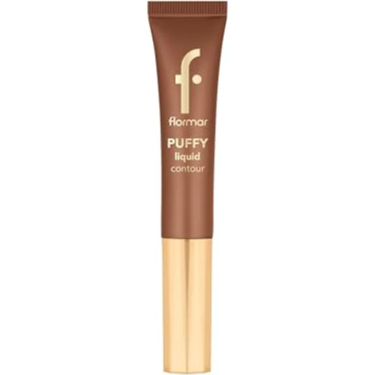 Flormar Rouge & Bronzer Puffy Liquid Contour, 12 ml – Leichte Textur mit integriertem Schwamm-Applikator für präzisen Auftrag und aufbaubare Deckkraft – Bild 1