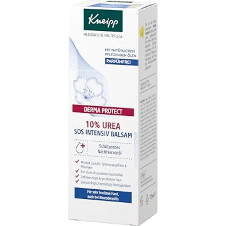 Kneipp DERMA PROTECT 10% UREA SOS Intensiv Balsam, medizinische Hautpflege für sehr trockene Haut und Neurodermitis, 75ml – Bild 3