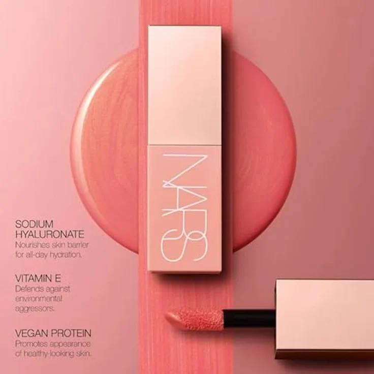 NARS Afterglow Liquid Blush, veganes Rouge 7 ml mit feuchtigkeitsspendender Formel und natürlichem Glow – Bild 3
