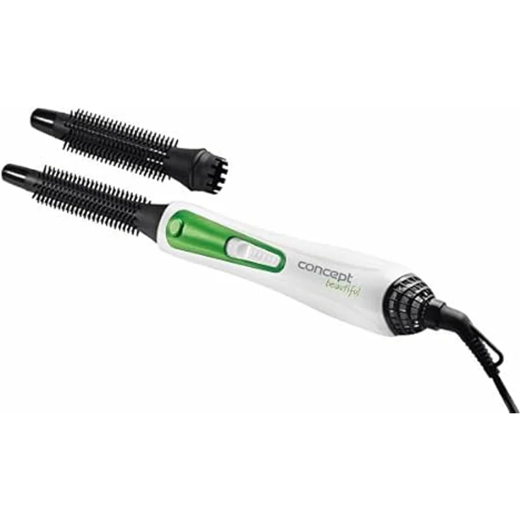CONPT KF-1310ze Warmluftbürste, 2 Aufsätze 20 und 10 mm, grün – Bild 8