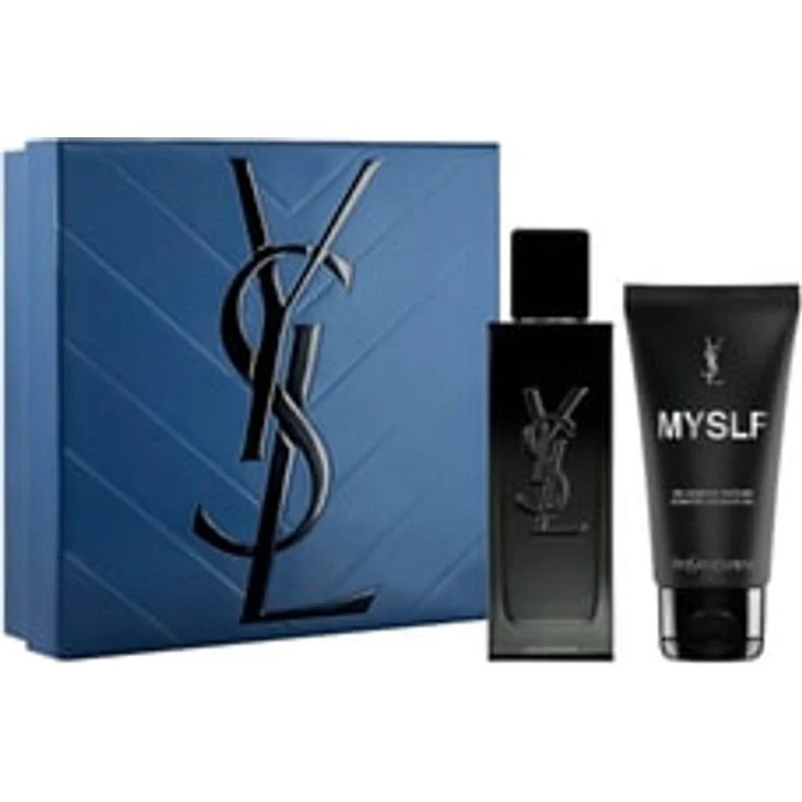 Yves Saint Laurent MYSLF Eau de Parfum 60 ml + Duschgel 50 ml Set, Herren-Duftset mit blumigen und holzigen Noten