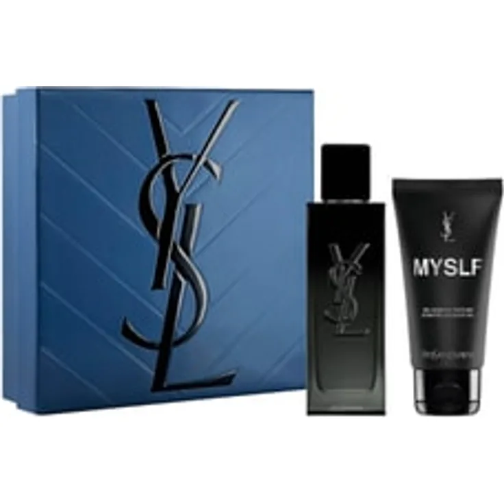 Yves Saint Laurent MYSLF Eau de Parfum 60 ml + Duschgel 50 ml Set, Herren-Duftset mit blumigen und holzigen Noten