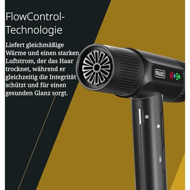 Wahl Vanquish - Professioneller Haartrockner - schnell trocknend - Föhn mit magnetischen Noozles & Diffusoraufsätzen – Bild 4
