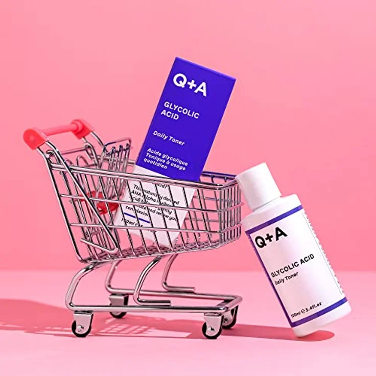 Q+A Glycolic Acid Daily Toner Feuchtigkeitsspendender Gesichtstoner für strahlende Haut 100 ml – Bild 9
