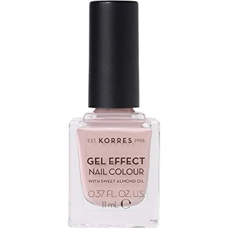 KORRES Sweet Almond Nail Colour - 32 cocos sand, Veganer Nagellack mit Gel-Effekt, 11 ml