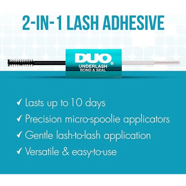 Ardell DUO Bond & Seal Wimpernkleber, 2-in-1 für untere Wimpern, 5 g, langanhaltend und unsichtbar – Bild 4