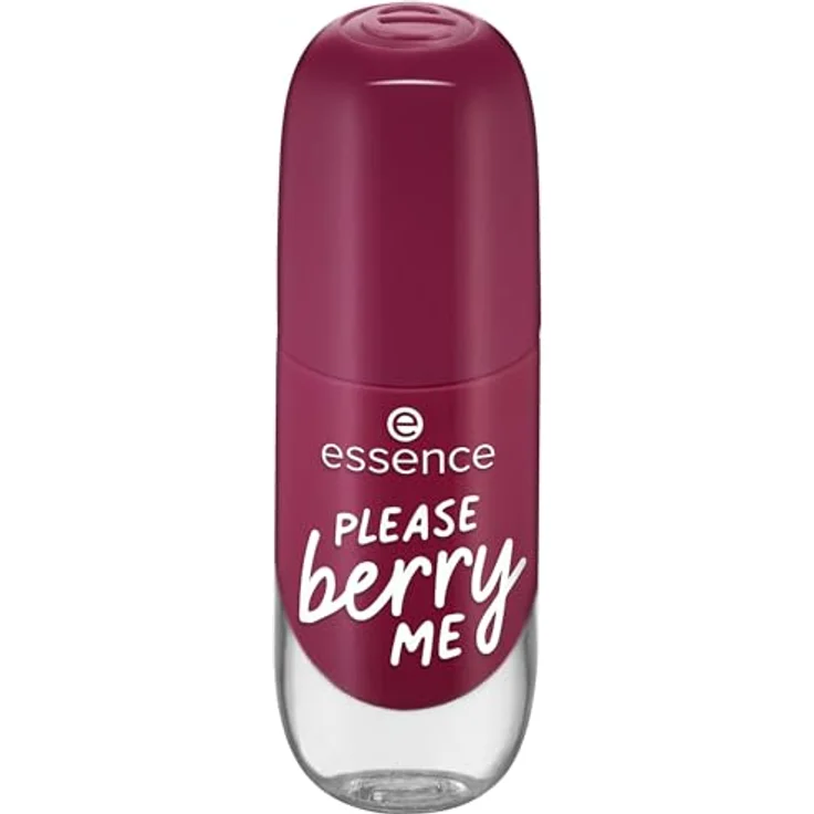 essence gel nail colour, Gellack, Nagellack, Nr. 20 PLEASE berry ME, violett, Expressergebnis, langanhaltend, farbintensiv, gelig, glänzend, ohne Aceton, vegan, Mikroplastik Partikel frei (8ml) – Bild 1