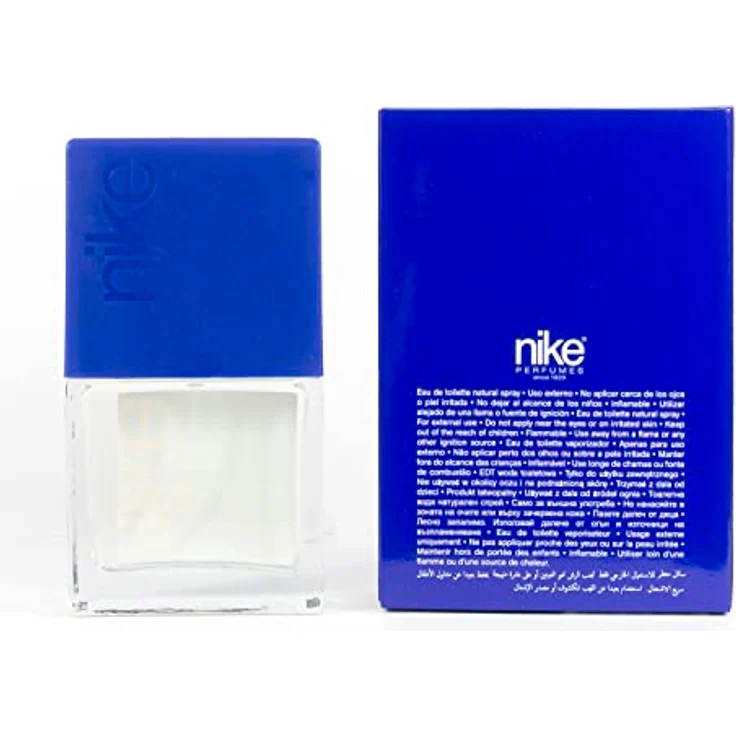 Nike Indigo Herrenduft 30 ml Reise-Spray, Eau de Toilette, holzig-fruchtig, jugendlich, langanhaltend – Bild 3