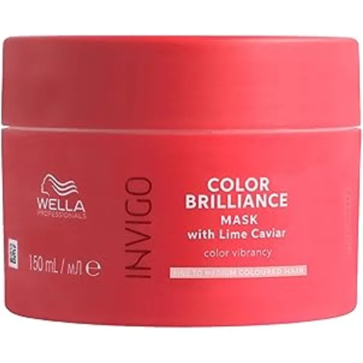 Wella Professionals Invigo Color Brilliance Mask fine – Haarmaske für feines, gefärbtes Haar – farbschützende Haarkur mit Vitamin E und Antioxidanzien – 150 ml
