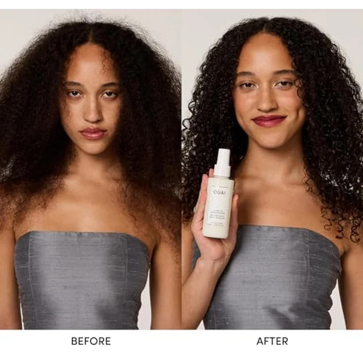 OUAI Haircare Leave-In Conditioner, 40 ml Mini, Spülung ohne Ausspülen für alle Haartypen, schützt vor Hitze/UV-Schäden, reduziert Spliss und Frizz – Bild 3