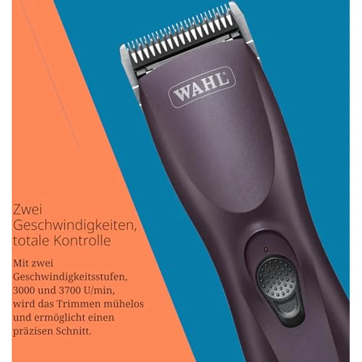 Wahl KM Supera Hundehaarschneider, professioneller Haarschneider mit 2 Geschwindigkeitsfunktionen und austauschbaren Batterien – Bild 5
