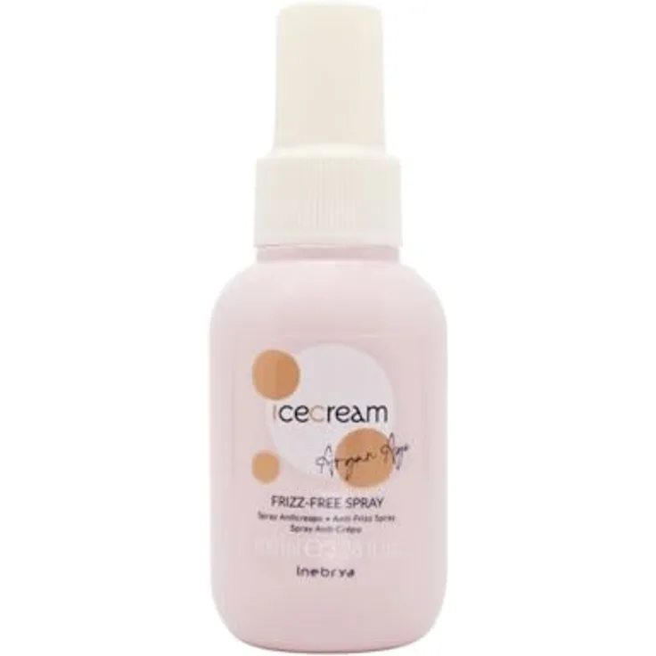 Inebrya Ice Cream Argan Age Spray Anticrespo 100 ml, Haarstyling Spray mit Arganöl-Glanzpflege